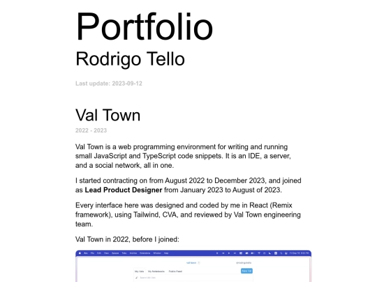 portfolio screenshot