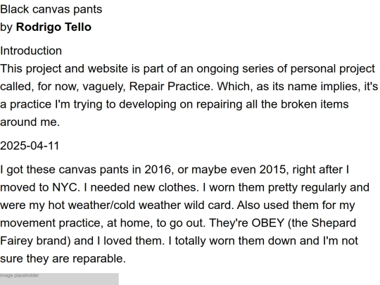 repair/black-canvas-pants screenshot