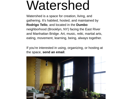 watershed screenshot