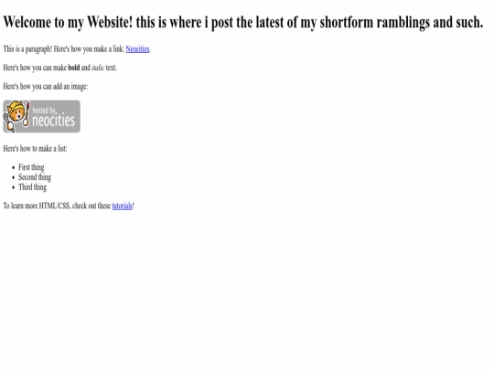 index screenshot