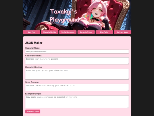 json screenshot