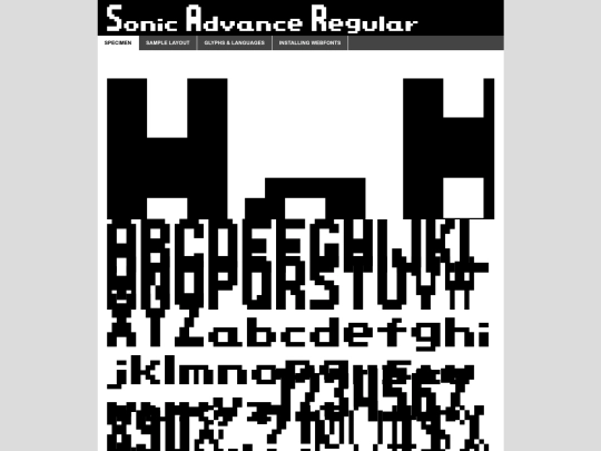 sonicadvanceregular-o66v-demo screenshot