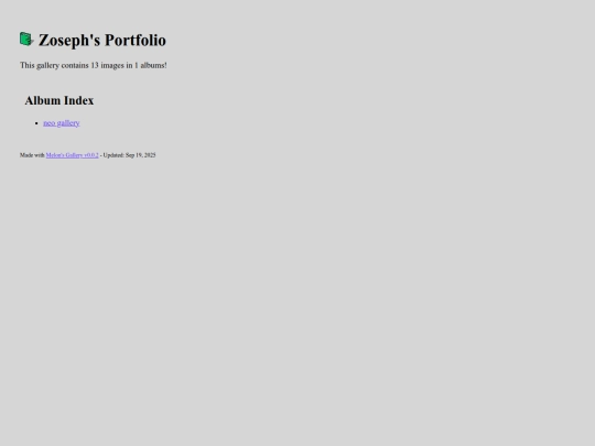 neocities gallery screenshot