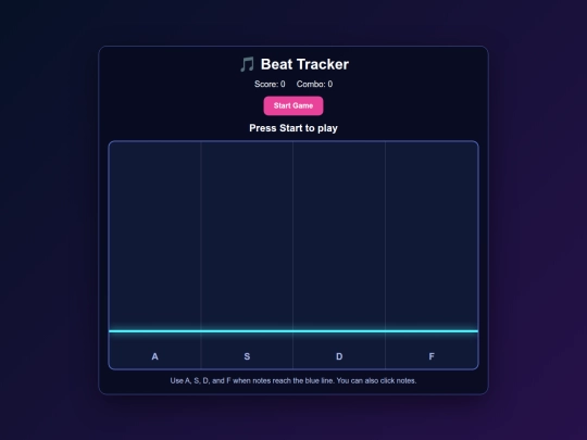 games/BeatTracker screenshot
