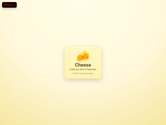 games/cheese screenshot