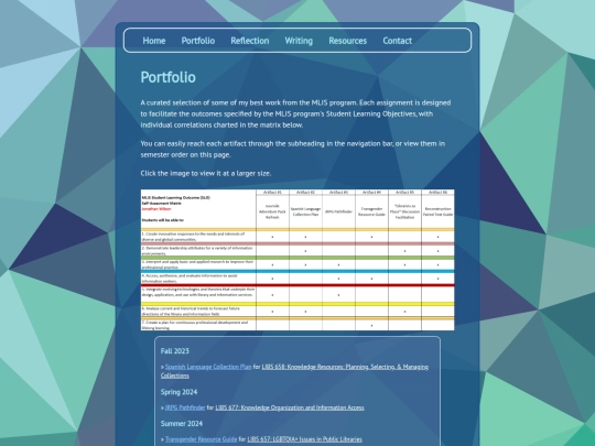 portfolio screenshot