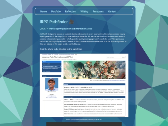 portfolio/pathfinder screenshot
