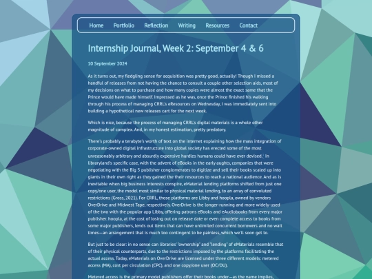 posts/2024-09-10-Internship-Journal-Week-2 screenshot