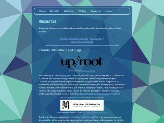 resources screenshot