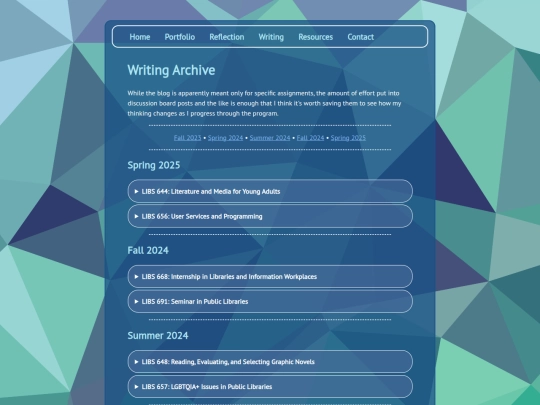 writing screenshot
