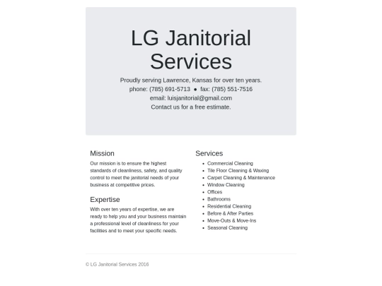 station/lg-janitorial screenshot