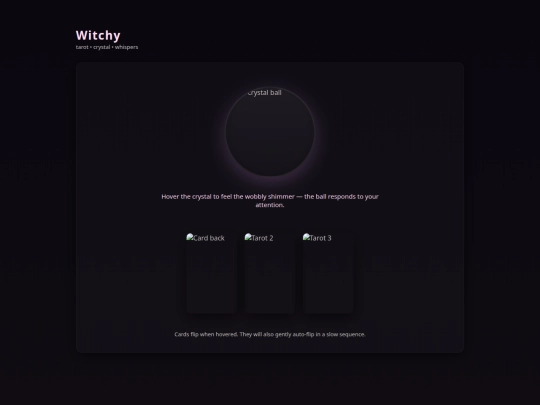 Tarotflip screenshot