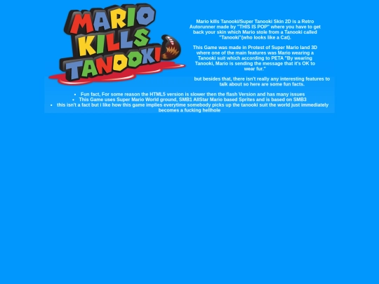 Mariokillstanooki screenshot