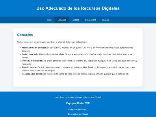 consejos screenshot