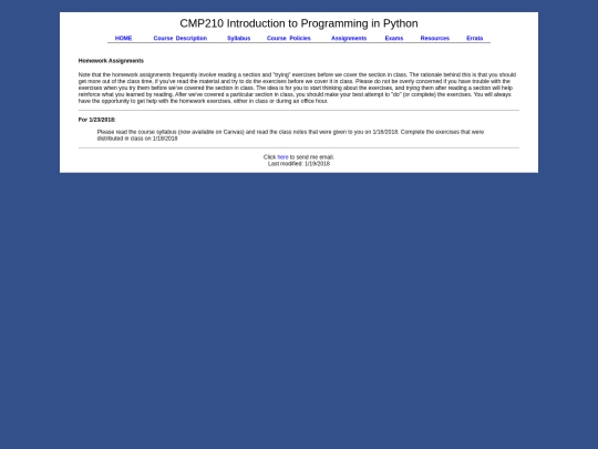 CMP210/assign screenshot