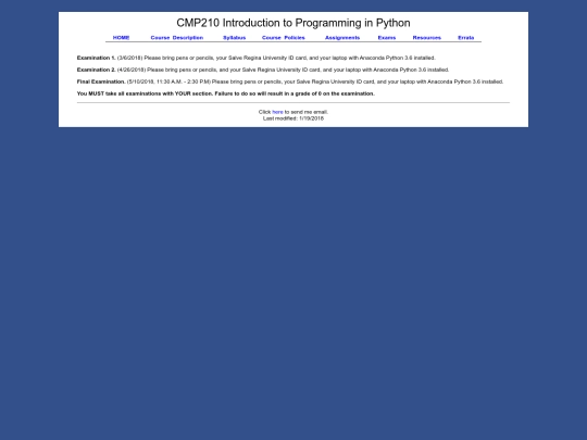 CMP210/exams screenshot