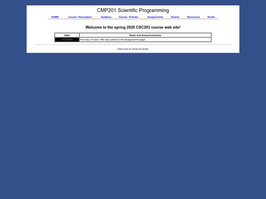 CSC203 screenshot