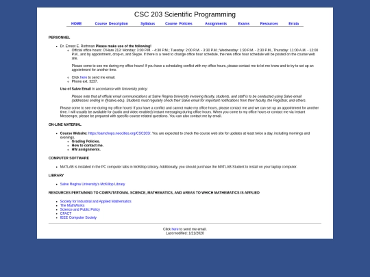 CSC203/resources screenshot