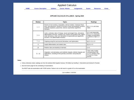 MTH191/syllabus screenshot