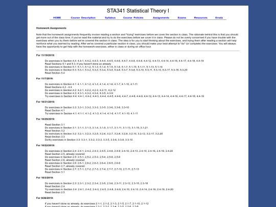 STA341/assign screenshot