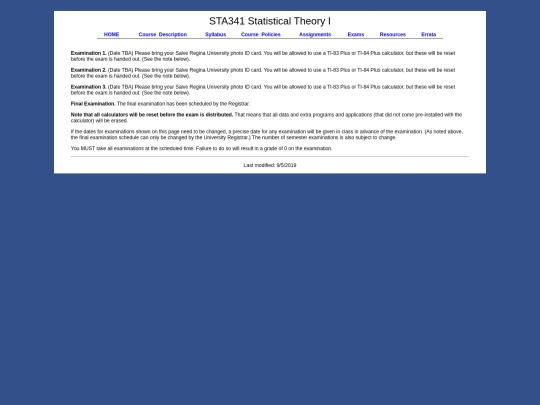 STA341/exams screenshot