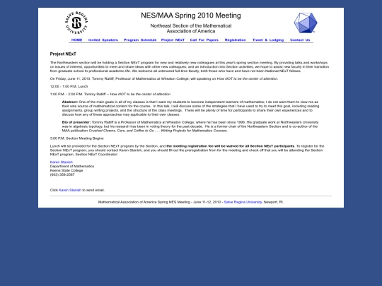 maa2010_web/NExT screenshot