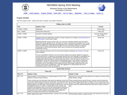 maa2010_web/program screenshot
