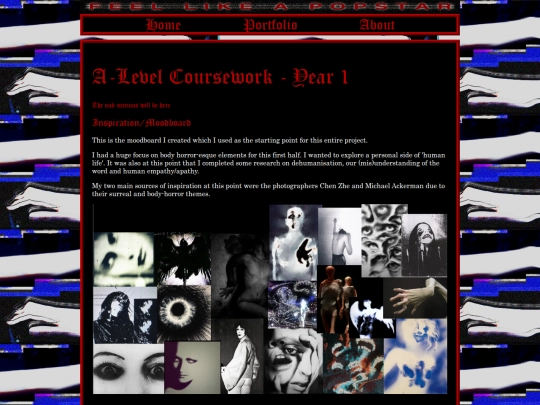 coursework screenshot
