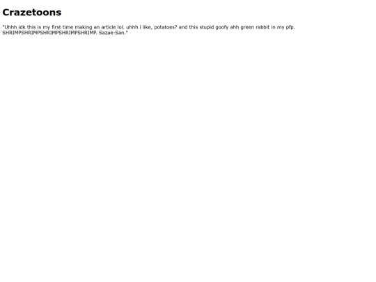 wiki-shit/crazetoons screenshot