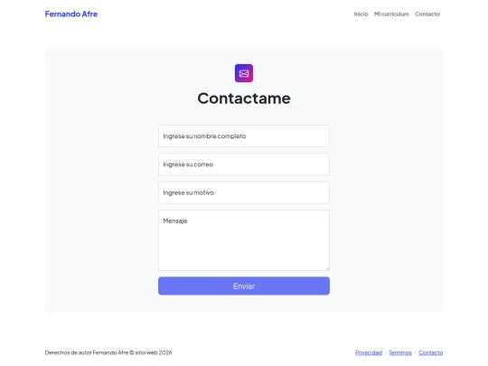 fernandoafre/contact screenshot