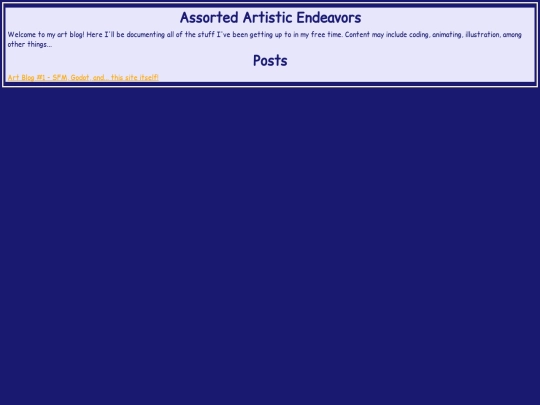 artblog_home screenshot