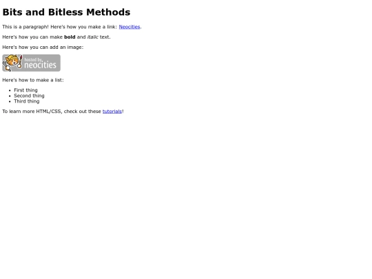bits screenshot