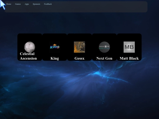 sponsors screenshot