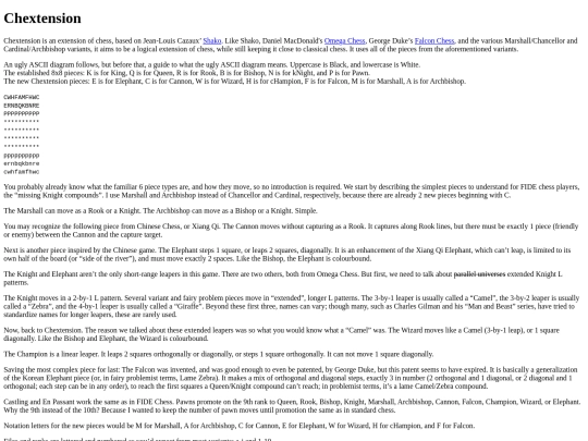 chess/chextension screenshot