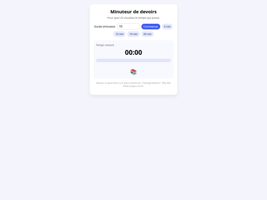 devoirs screenshot