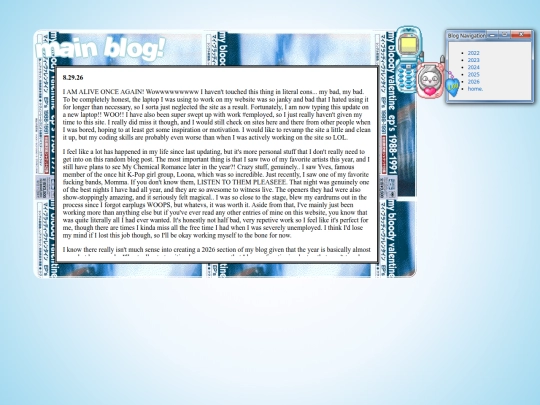 mainblog screenshot