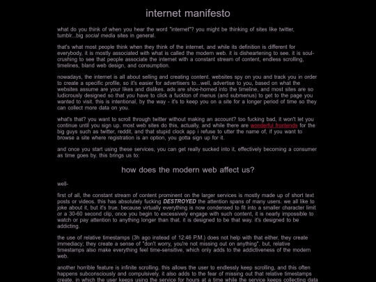 manifesto screenshot