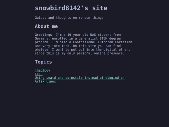 index screenshot
