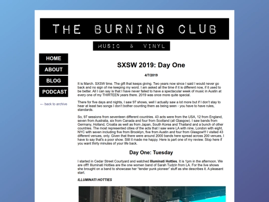 blog/posts/2019-04-07-SXSW-2019-Day-One-review screenshot
