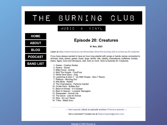 episodes/posts/2023-11-01-Episode-20-Creatures screenshot