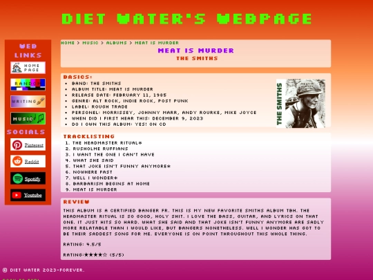 music/albums/mim screenshot