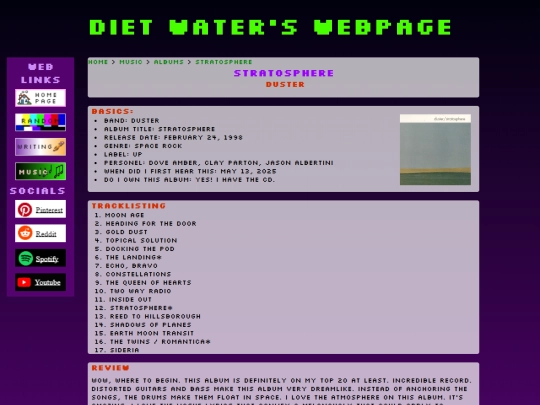 music/albums/stratosphere screenshot