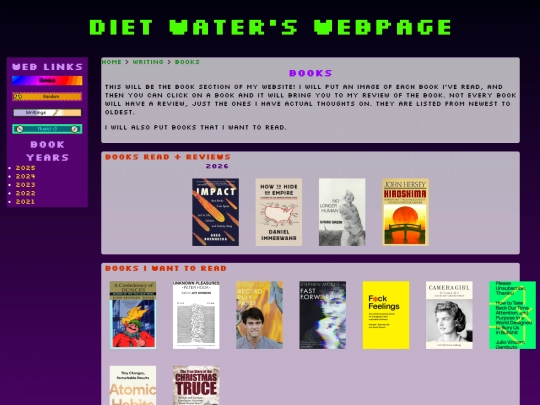 writing/book-reviews screenshot