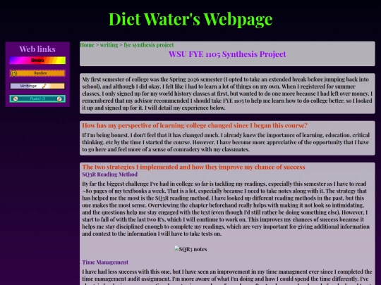 writing/fye-experience screenshot