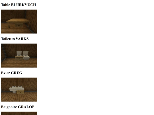 Bricocraft/meubles screenshot