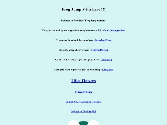FrogJumpHomePage_en screenshot
