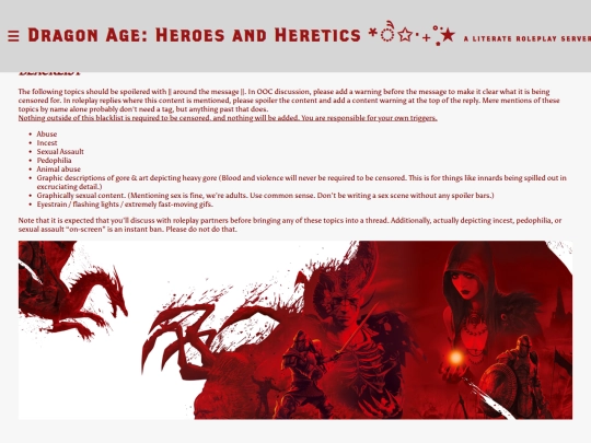 blacklist screenshot