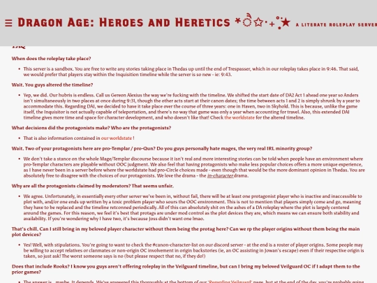 faq screenshot