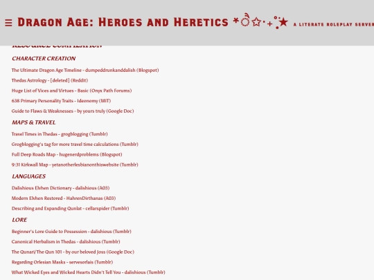 resources screenshot