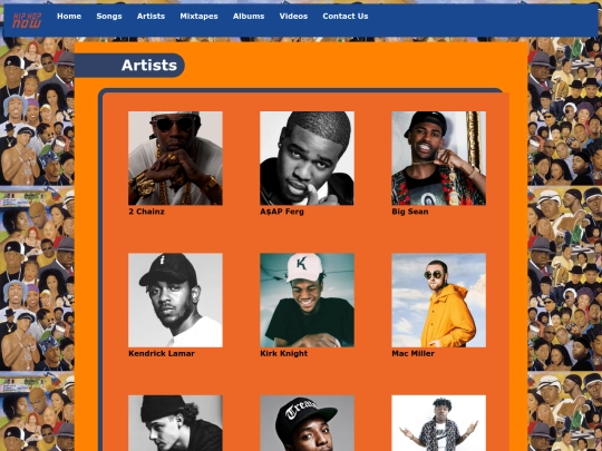 artists screenshot